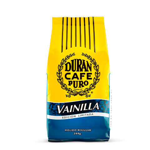Café Durán Saborizado Vainilla Tostado y Molido 200gr